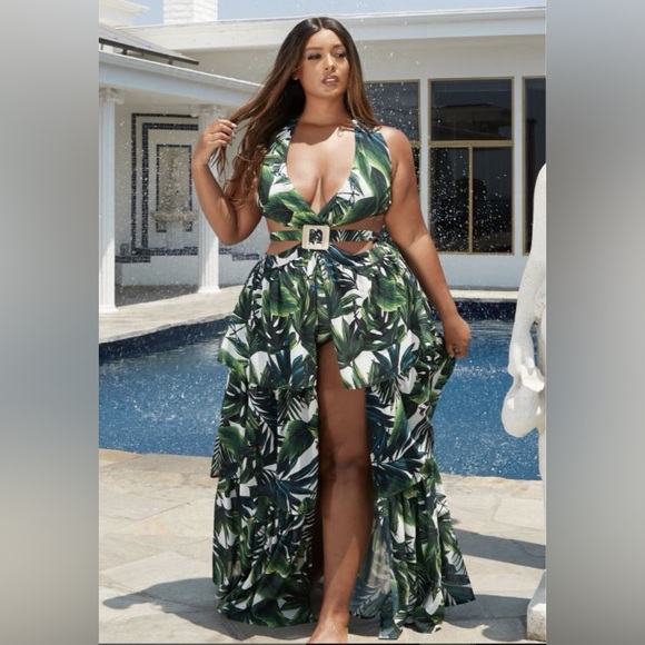 Maxi swim dress 3X - Picture 1 of 4